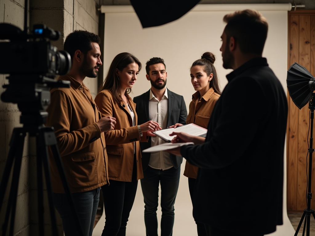 Команда Atomcoreorbitinfo на съемке